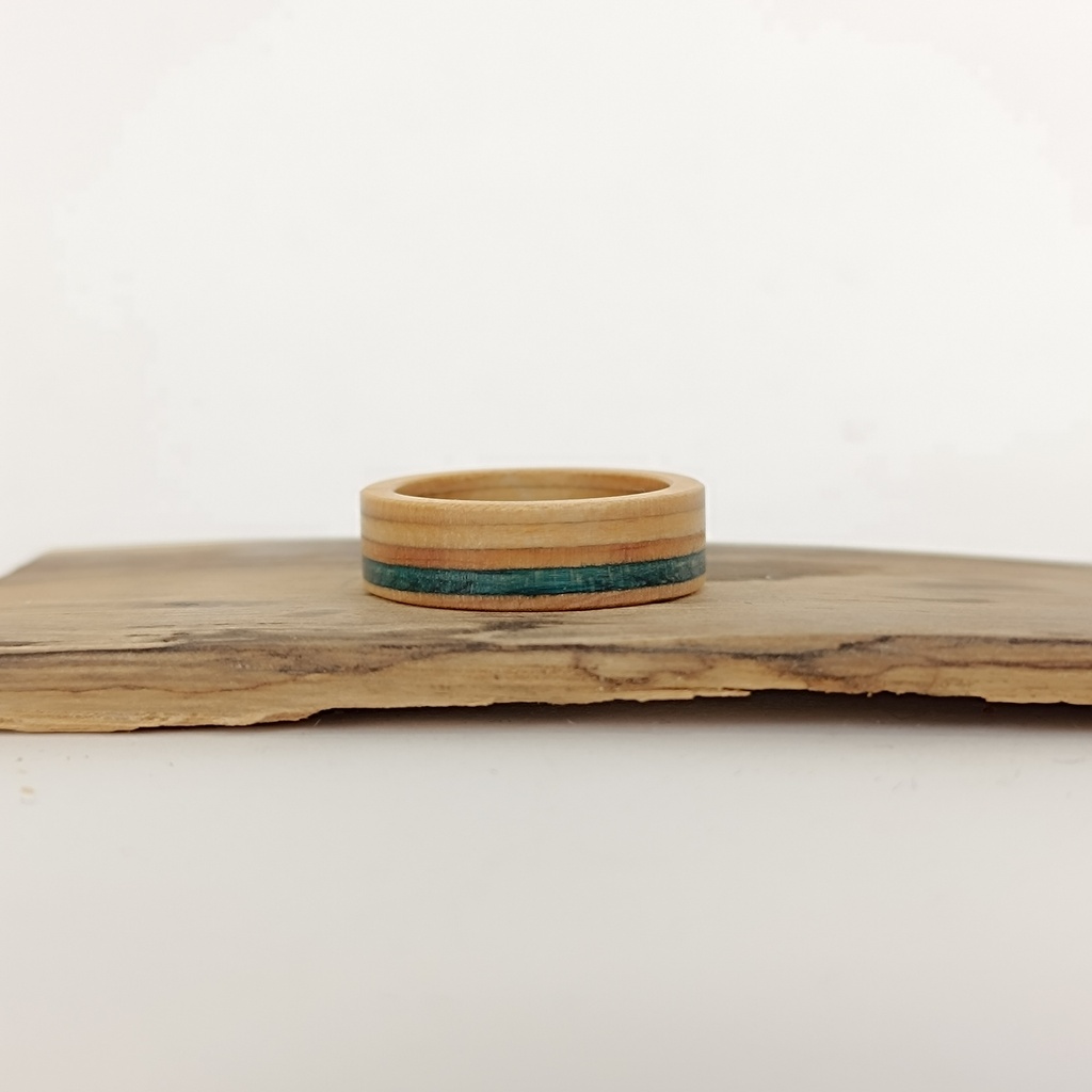 Bague en Skateboard Recyclé - 7Plis
