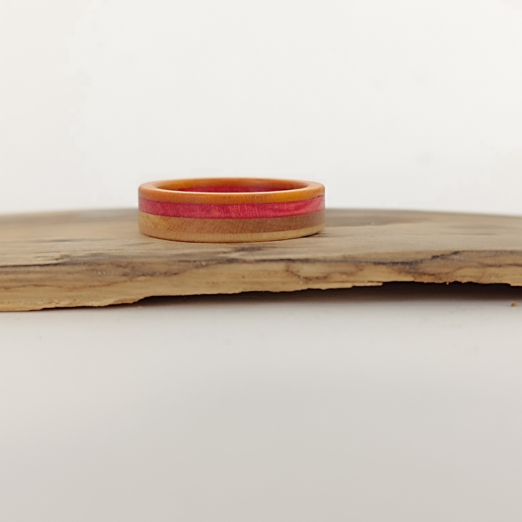 Bague en Skateboard Recyclé - 7Plis