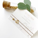 Bracelet Duo 'Étoile' Multicolore Doré - Les Mots Doux