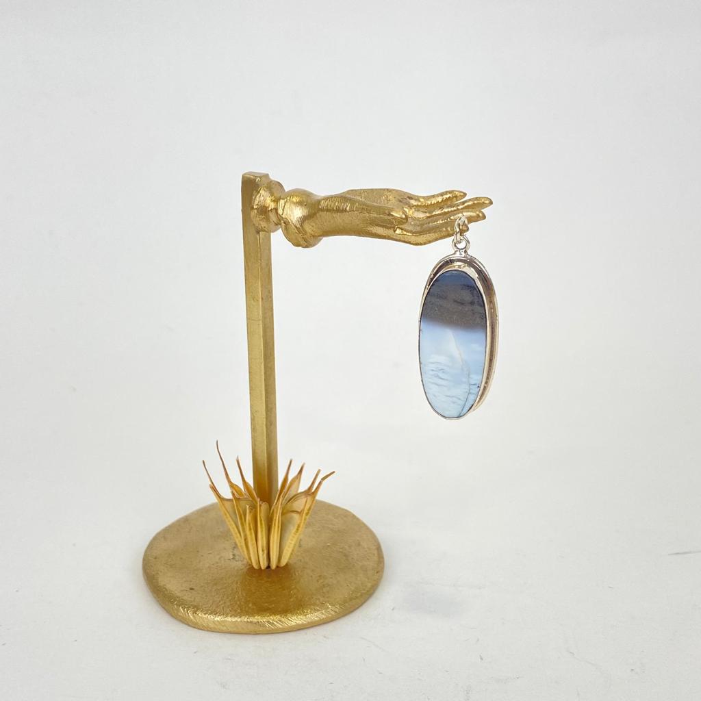 Pendentif Argent 925 & Agate [0394]