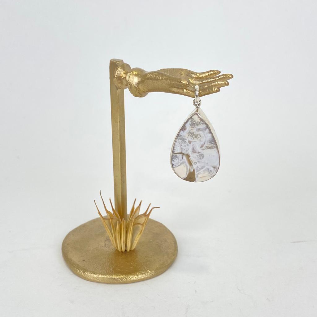 Pendentif Argent 925 & Agate [0395]