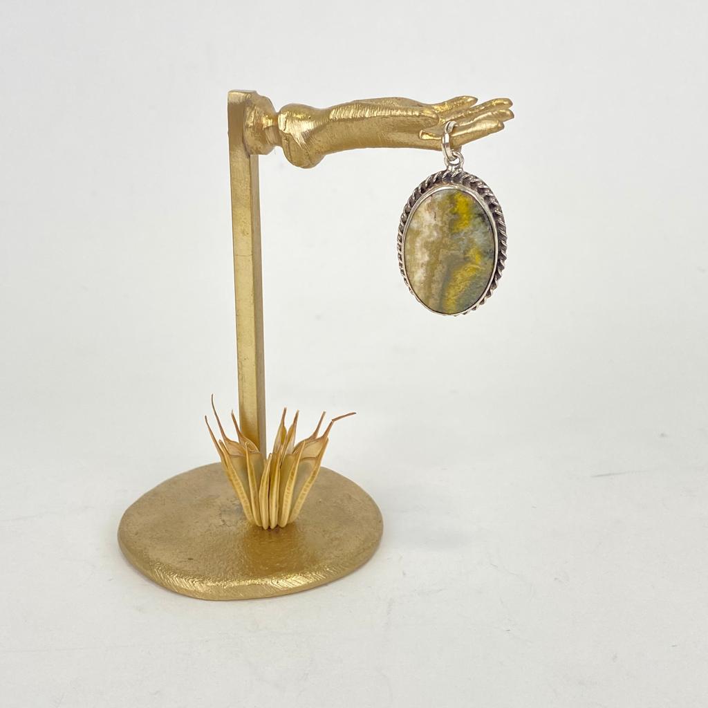 Pendentif Argent 925 & Agate [0397]