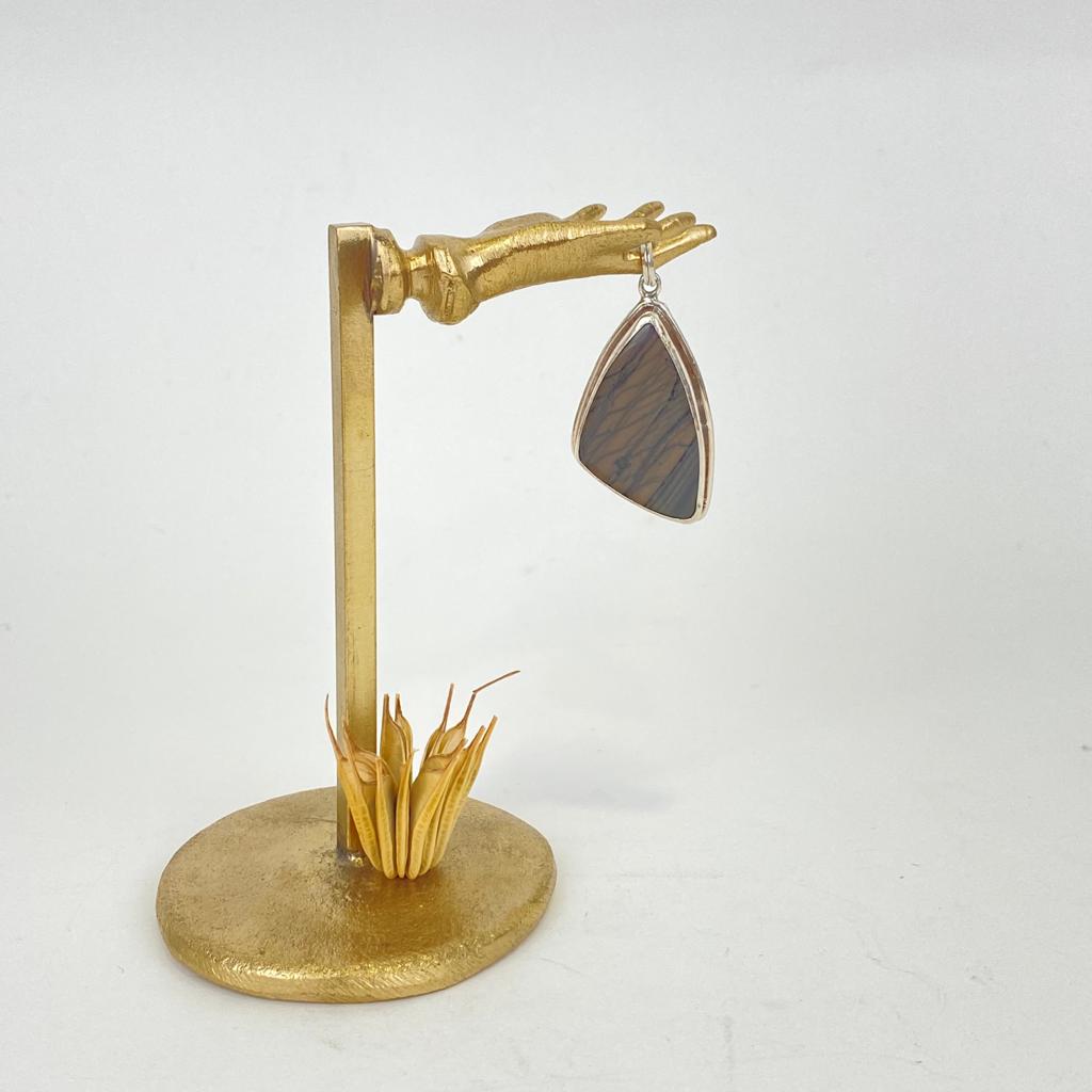 Pendentif Argent 925 & Jaspe [0412]