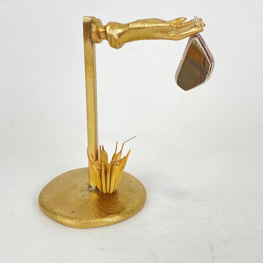 Pendentif Argent 925 & Jaspe [0414]