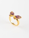 Bague Facetoface Papillon Violet - Nach