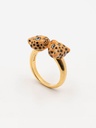 Bague Facetoface Tête De Léopard - Nach