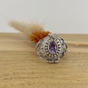 Bague Argent 925 & Améthyste [1962]
