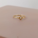 Bague Argent Plaqué Or & Nacre - Muja Juma