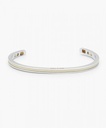 Bracelet Navarch 4mm Off White | Silver - M  