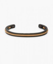 Bracelet Navarch 6mm Brown Beige | Black - M - Pig and Hen
