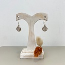 Boucles d'Oreilles Argent 925 & Quartz Rose [1081]