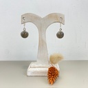 Boucles d'Oreilles Argent 925 & Labradorite [1101]