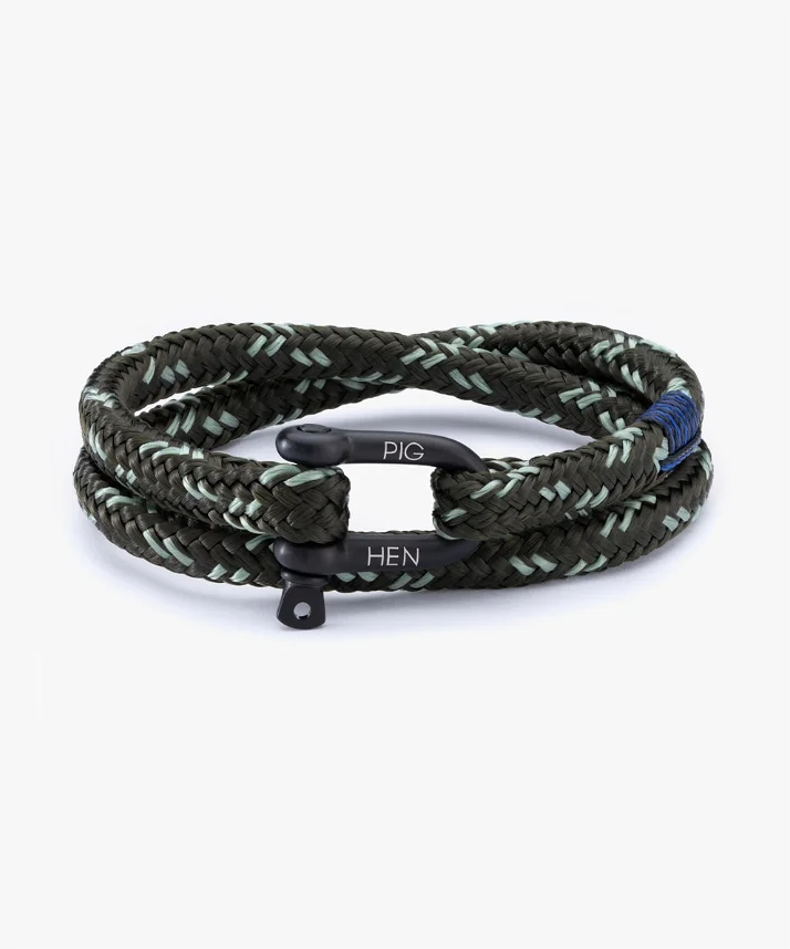 Salty Steve Army - Atlas Green | Black, L - Pig and Hen