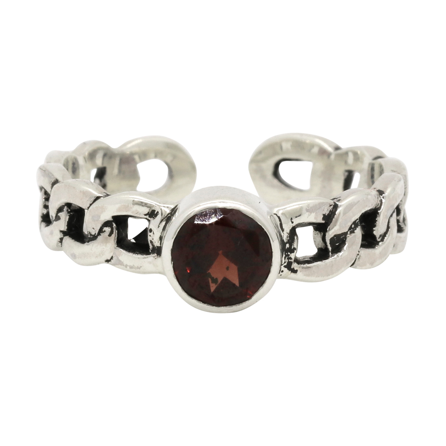 Bague Argent 925 & Grenat [2187]