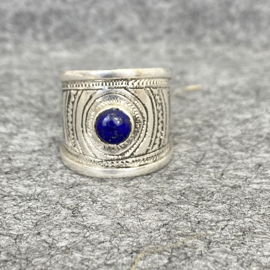 Bague Argent 925 & Lapis Lazuli [2255]