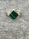 Bague Argent 925 & Malachite [2280]