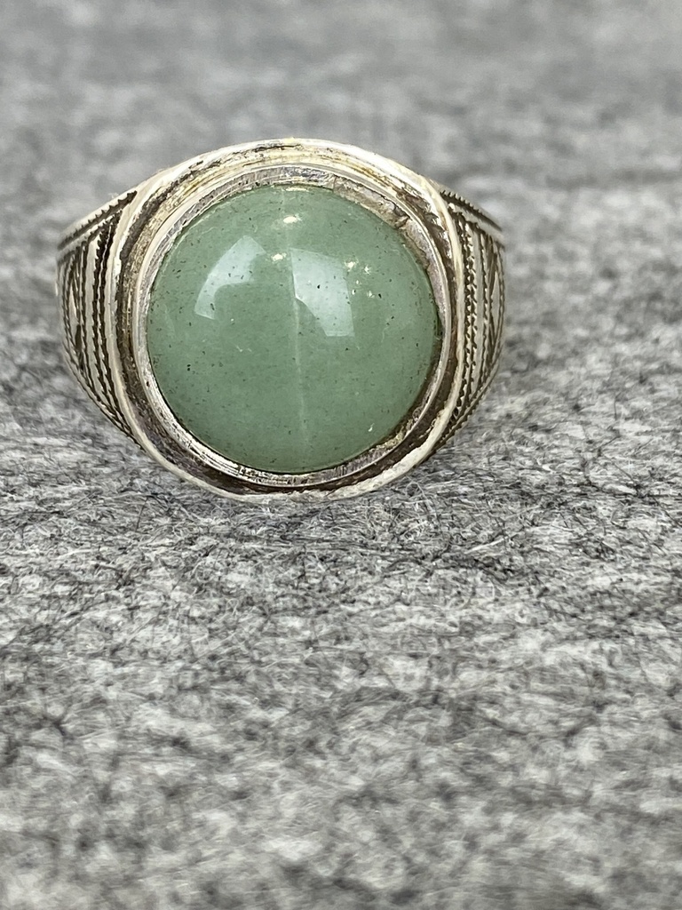 Bague Argent 925 & Jade [2291]