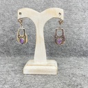 Boucles d'oreilles Argent 925 & Améthyste [1286]