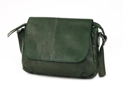 Sac à main 'Lauren' Vert - Cuir - Bear Design