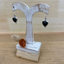 Boucles d'Oreilles - Argent 925 & Onyx [1353]