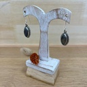 Boucles d'Oreilles - Argent 925 & Labradorite [1354]