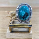 Bague - Argent 925 & Turquoise [2493]