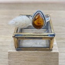 Bague - Argent 925 & Ambre [2510]