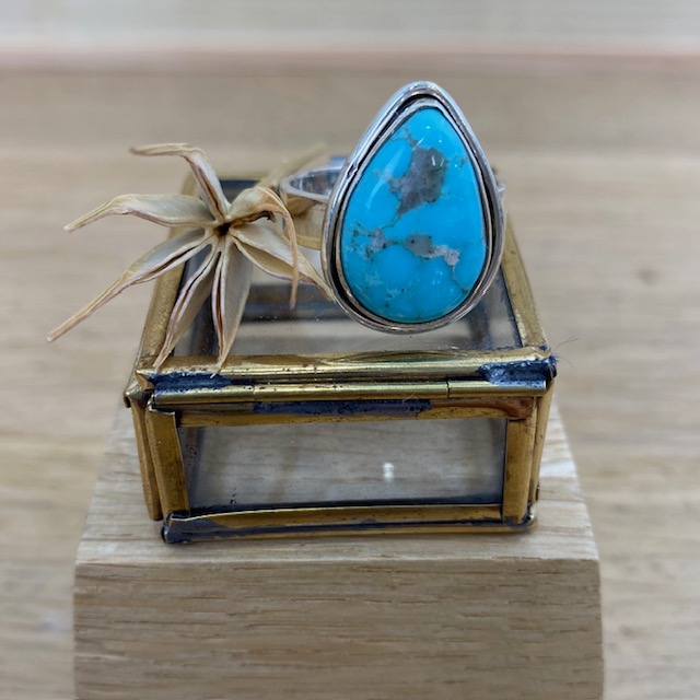 Bague - Argent 925 & Turquoise [2517]