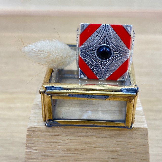 Bague - Argent 925 & Corail [2525]