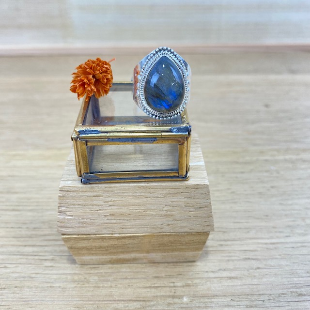 Bague - Argent 925 & Labradorite [2539]