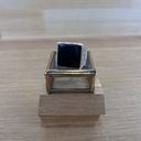 Bague - Argent 925 & Onyx [2566]