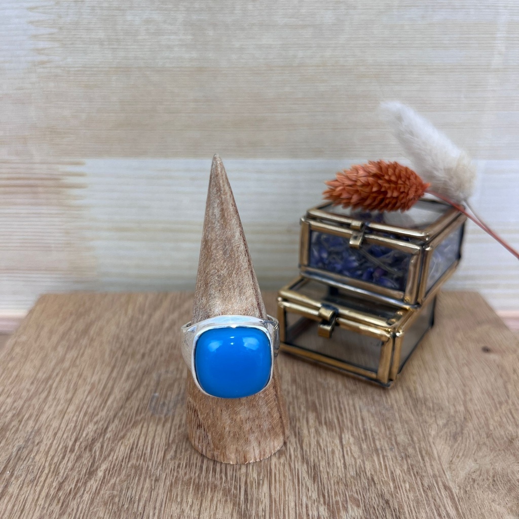 Bague - Argent 925 & Calcédoine [2582]