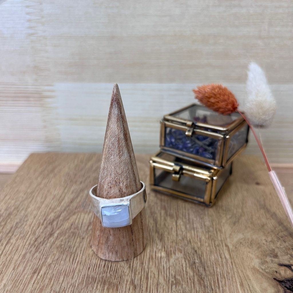 Bague - Argent 925 & Pierre de Lune [2596]