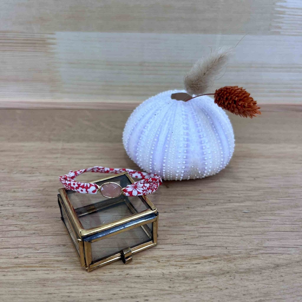 Bracelet 'Ysee' Quartz Rose - By Garance