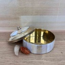 Boite à Bijoux Blanche en Nacre - Muja Juma