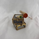 Bague Awa Argent Plaqué Or & Agate Verte - Muja Juma