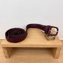Ceinture 'Lina' Bordeaux - Naterra