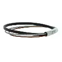 Bracelet Câble et Cuir Marron - Grande Taille - Loop and Co