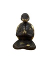 Statuette Tortue Zen en Bronze - 10,5 cm - Finition Antique