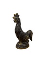 Statuette Coq en Bronze - 10,5 cm - Finition Antique