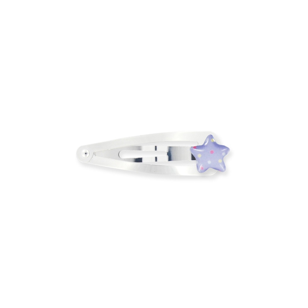 [RIBA-BAR-EMAU] Barrette 'Étoile Mauve'  -  Ribambelle