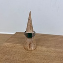 Bague Touareg Argent 925 & Malachite [2748]