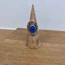Bague Touareg Argent 925 & Agate Bleue [2758]