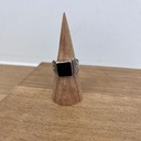 Bague Touareg Argent 925 & Onyx [2759]