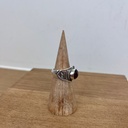 Bague Touareg Argent 925 & Ambre [2779]