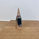 Bague Touareg Argent 925 & Agate Verte [2781]