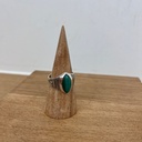 Bague Touareg Argent 925 & Malachite [2796]