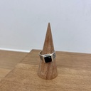 Bague Touareg Argent 925 & Onyx [2802]