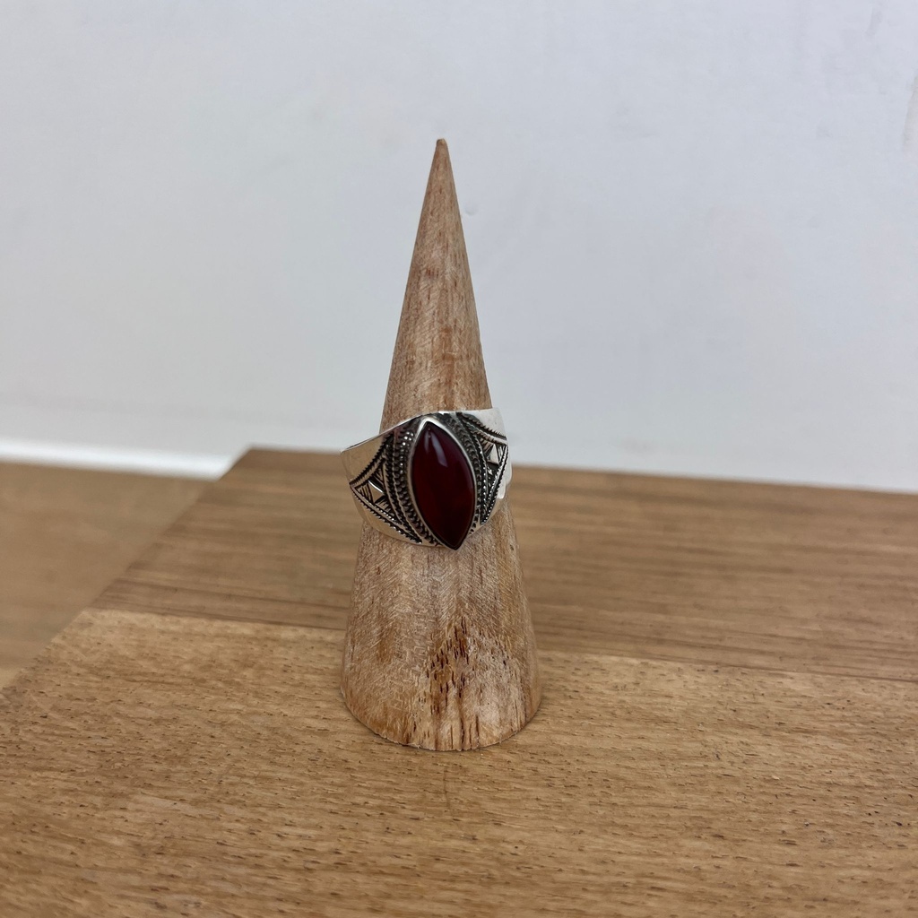 Bague Touareg Argent 925 & Cornaline [2817]