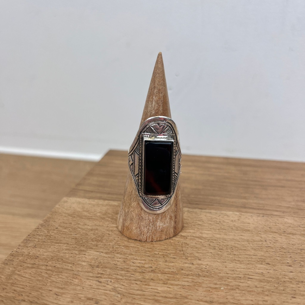 Bague Touareg Argent 925 & Agate [2821]